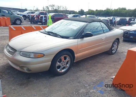 2000 Chrysler Sebring Jxi из США, поврежденный, VIN 3C3EL55H4YT200715
